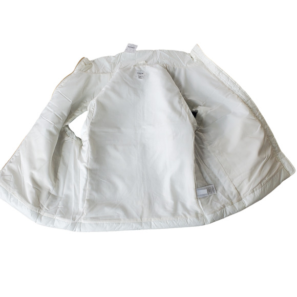 J. Crew Factory Semi Glossy Puffer Vest Size M NWT - Picture 5 of 10